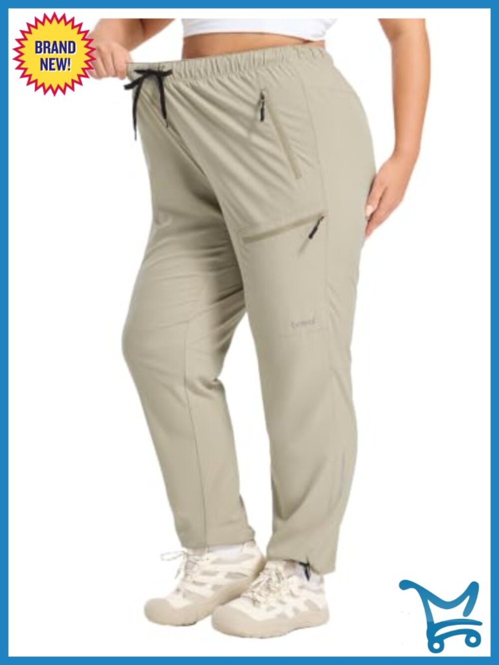 Women's Plus Size Hiking Pants Lightweight Quick Dry Water Resistant